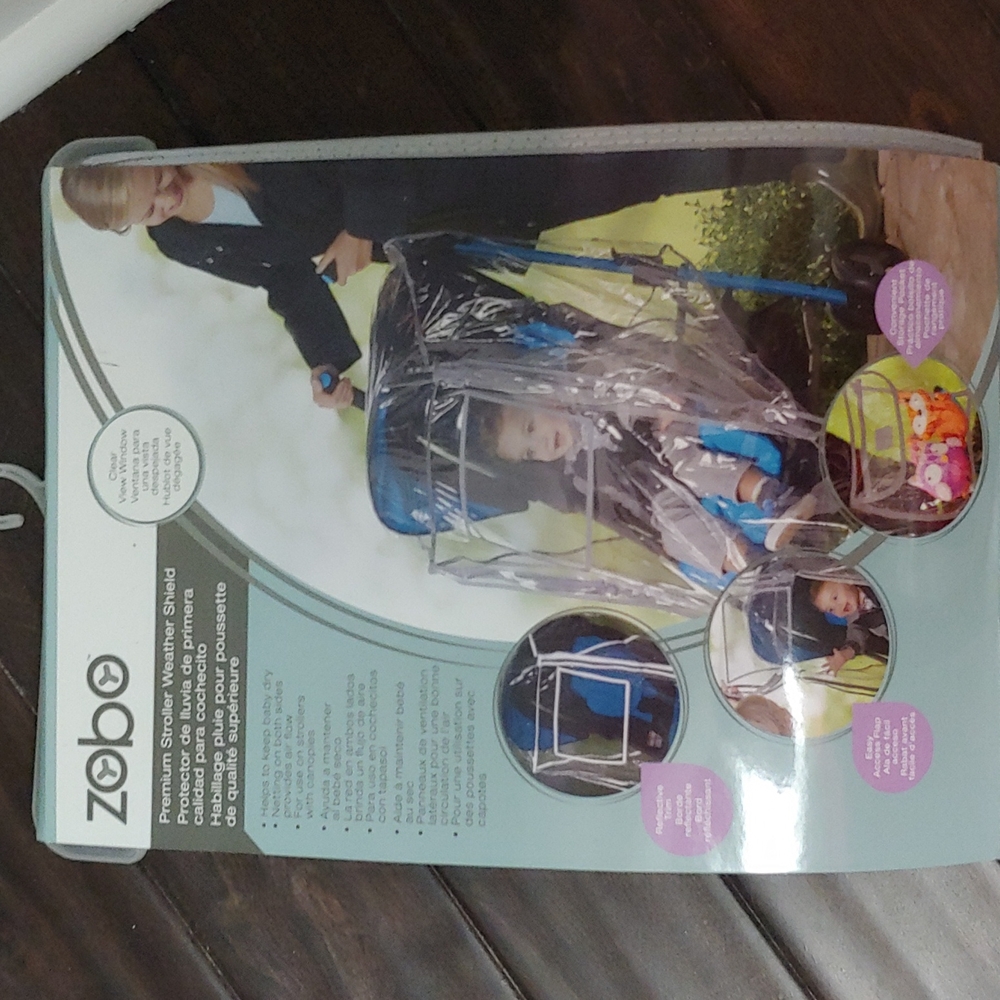 3/$20 NWT Zobo Premium Stroller Shield